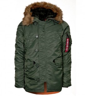 N3B VF 59 PARKA DARK GREEN ALPHA INDUSTRIES