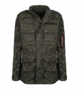 HUNTINGTON  DARK OLIVE CAMO  M 65 JACKET