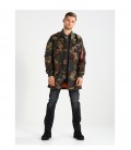 MA 1 TT LONG COAT WOODLAND CAMO ALPHA INDUSTRIES