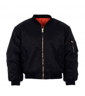 MA 1 KINDER BOMBER /FLIGHT JACKET ZWART