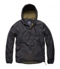 ANORAK GRAFTON RIPSTOP POLYESTER ZWART