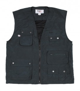OUTDOOR ZAKKENVEST FOX  ZWART