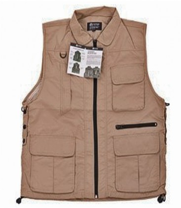 REPORTERVEST TEN POCKETS BEIGE