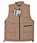 REPORTERVEST TEN POCKETS BEIGE