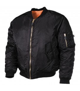 MA 1 FLIGHT JACKET/BOMBER  ZWART