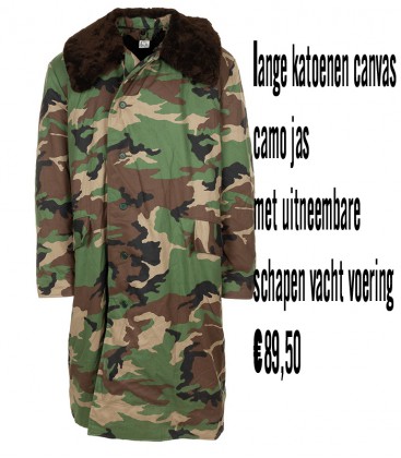 BOLSJEWIEKE CAMOUFLAGE JAS  WOODLAND UNIEK