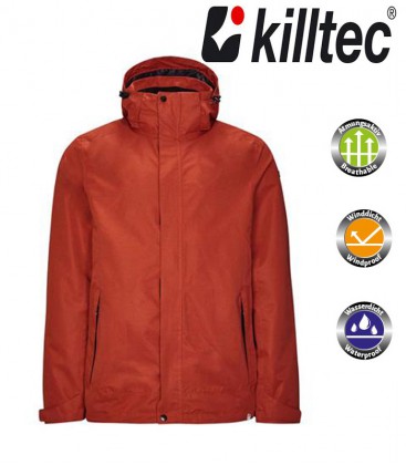 XENIOS HEREN REGEN JACK ADEMEND WATERDICHT KILLTEC/RUST