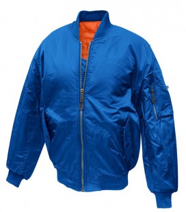 ROYAL BLUE  MAC ALLISTER  MA1 vliegenjack US Army bomberjack pilotenjack Blouson omkeerbaar jack
