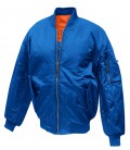 ROYAL BLUE  MAC ALLISTER  MA1 vliegenjack US Army bomberjack pilotenjack Blouson omkeerbaar jack