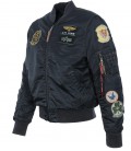 MA1 PILOT  FLIGHTJACKET-BOMBER ALPHA INDUSTRIES ZWART