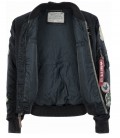 MA1 PILOT  FLIGHTJACKET-BOMBER ALPHA INDUSTRIES ZWART