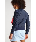 WOMANS  MA - 1 TT REP BLUE ALPHA INDUSTRIES  ZOMER /FLIGHT JACKET/BOMBER