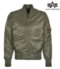 MA1 VF-59 REP GREY SLIMVIT MENS FLIGHT/BOMBER JACKET ALPHA INDUSTRIES