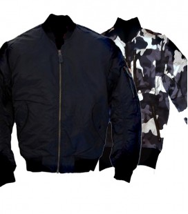 FLIGHT JACKET/BOMBER REVERSIBLE  URBAN CAMO