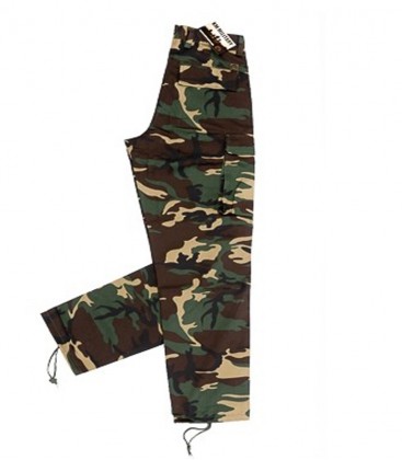 KINDER CAMOUFLAGE BROEK WOODLAND