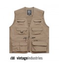 LEGEND FISHING VEST BEIGE VINTAGE INDUSTRIES