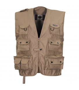 OUTDOORVEST KHAKI /ZAKKENVEST FOX OUTDOOR