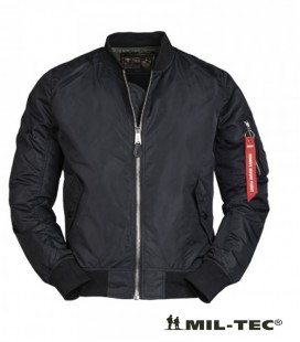 US  LIGHT FLIGHTJACKET ZWART /