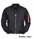 US  LIGHT FLIGHTJACKET ZWART / ZOMER MA 1