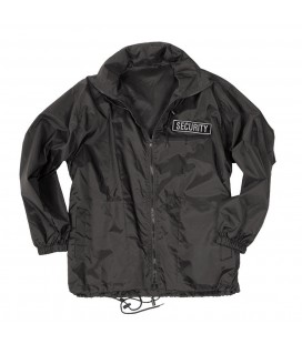 SECURITY JACK WINDBREAKER ZWART