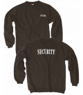 SECURITY SWEATSHIRT ZWART