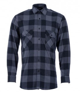 HOUTHAKKERS HEMD LICHT KATOEN  FLANNEL