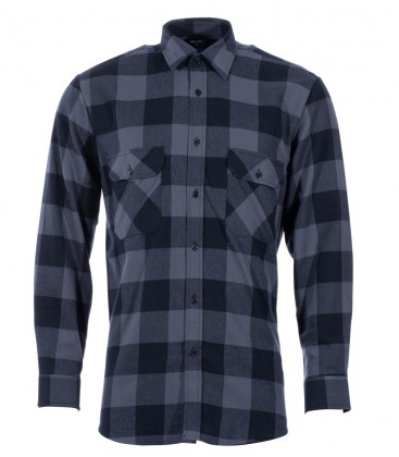 HOUTHAKKERS HEMD LICHT KATOEN  FLANNEL