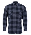 HOUTHAKKERS HEMD LICHT KATOEN  FLANNEL