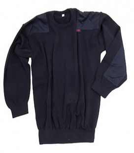 COMMANDO PULLOVER 50-50% WOL-ACRYL FIJN GEBREID LW