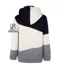 LANCELIN  WOLLEN VEST FLEECE GEVOERD  SHAKAHOLA BLACK BEIGE