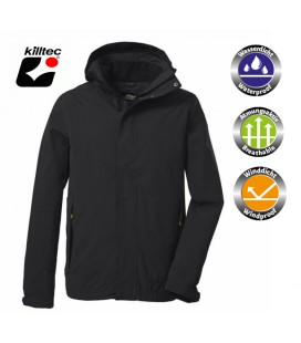 KOS 87  GROEN XENIOS FUNCTIONAL JACKET MET AFNEEMBARE CAPUCHON