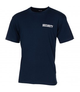 SECURITY T SHIRT BLAUW KORTE ARM