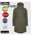 ALISI FUNCTIONEEL DAMES LICHTGEWICHT PARKA WATERDICHT ADEMEND OLIVE