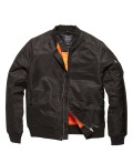 WESTFORD MA1 FLIGHT JACKET ZWART