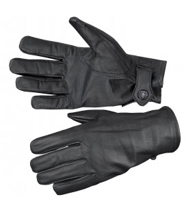 BW HANDSCHOENEN GEITENLEER GEVOERD ZWART