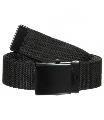 KOPPEL RIEM  ZWART  MET  METALEN ZWARTE GESP 3 CM