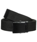 KOPPEL RIEM  ZWART  MET  METALEN ZWARTE GESP 3 CM