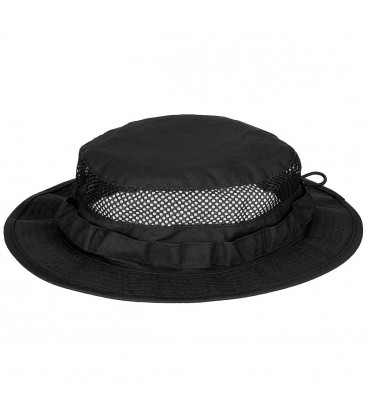 BUSHHAT  MESH BOONIE ZWART