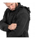 SOFTSHELL JACKET ZWART TRILAMINAAT