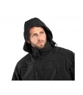 SOFTSHELL JACKET SCU 14 ZWART TRILAMINAAT