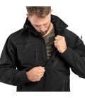 SOFTSHELL JACKET SCU 14 ZWART TRILAMINAAT