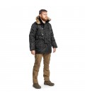 n3b parka zwart  nylon