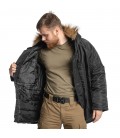 n3b parka zwart  nylon