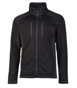OUTDOOR STRUCTUUR FLEECE  ZWART