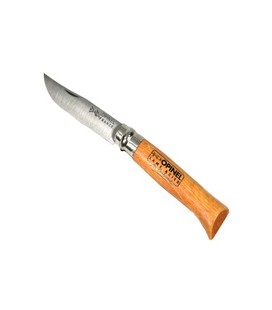 ZAKMES- OPINEL 12 CARBON STAAL/HOUT /VIRO BLOK