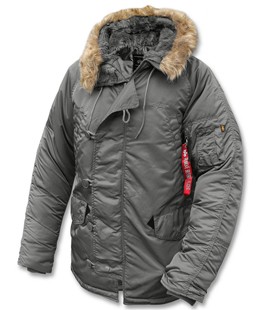 ALPHA GENUINE N3B PARKA GUNMETAL