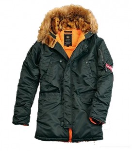 ALPHA INDUSTRIES N3B VF 59 PARKA DARK PETROL