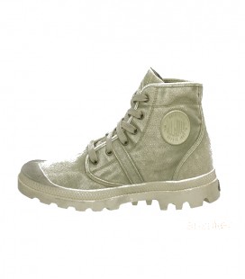 PALLADIUM PALLABROUSE CANVAS SCHOEN KHAKI PUTTY