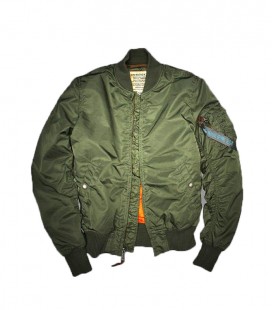 MA1 VF SLIMVIT WOMENS SAGE ALPHA INDUSTRIES  BOMBER FLIGHT JACKET 