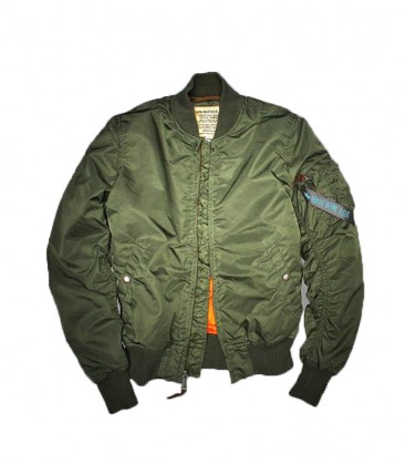 MA1 VF SLIMVIT WOMENS SAGE ALPHA INDUSTRIES  BOMBER FLIGHT JACKET 